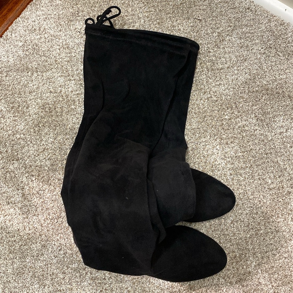 Express Over the Knee Suede Boots